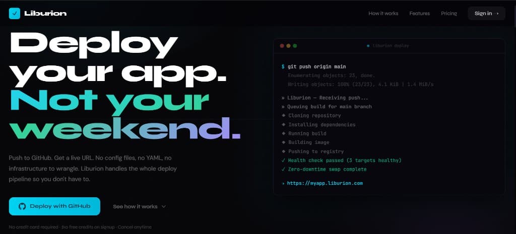 Liburion Platform screenshot